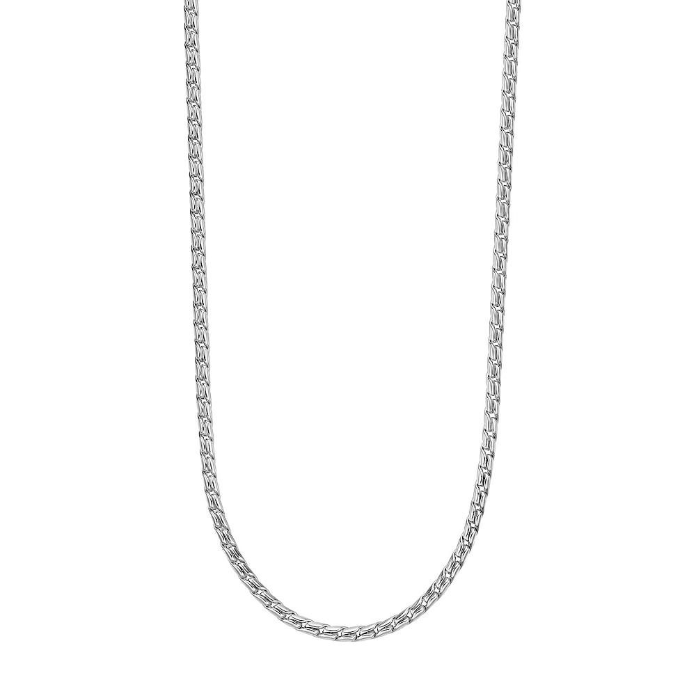 Mens LYNX Stainless Steel 20 Inch Twist Chain Necklace Product Image