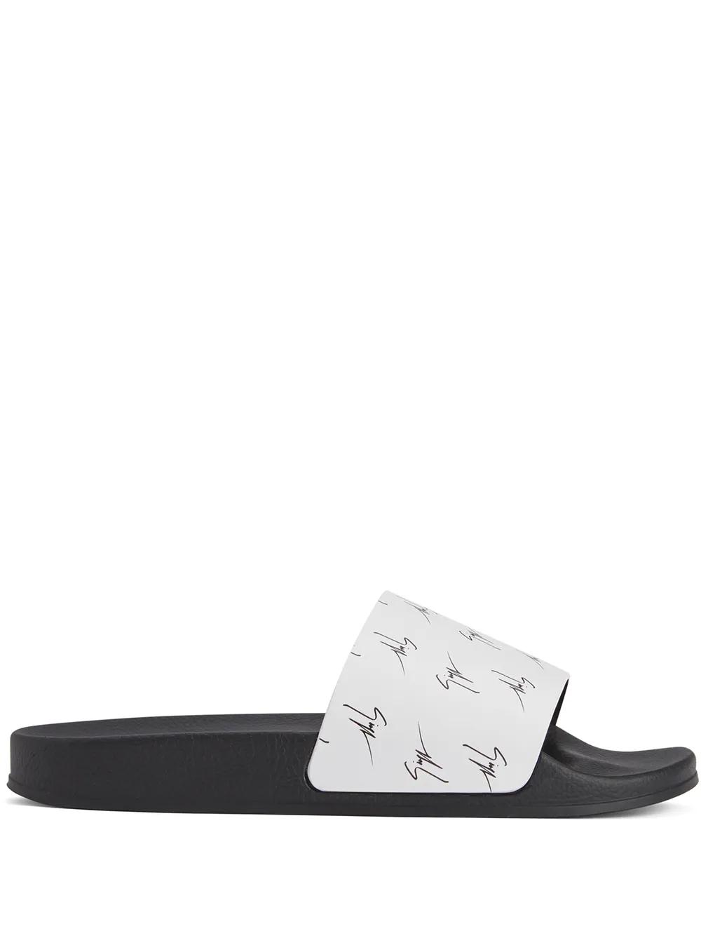 Brett all-over logo slides Product Image