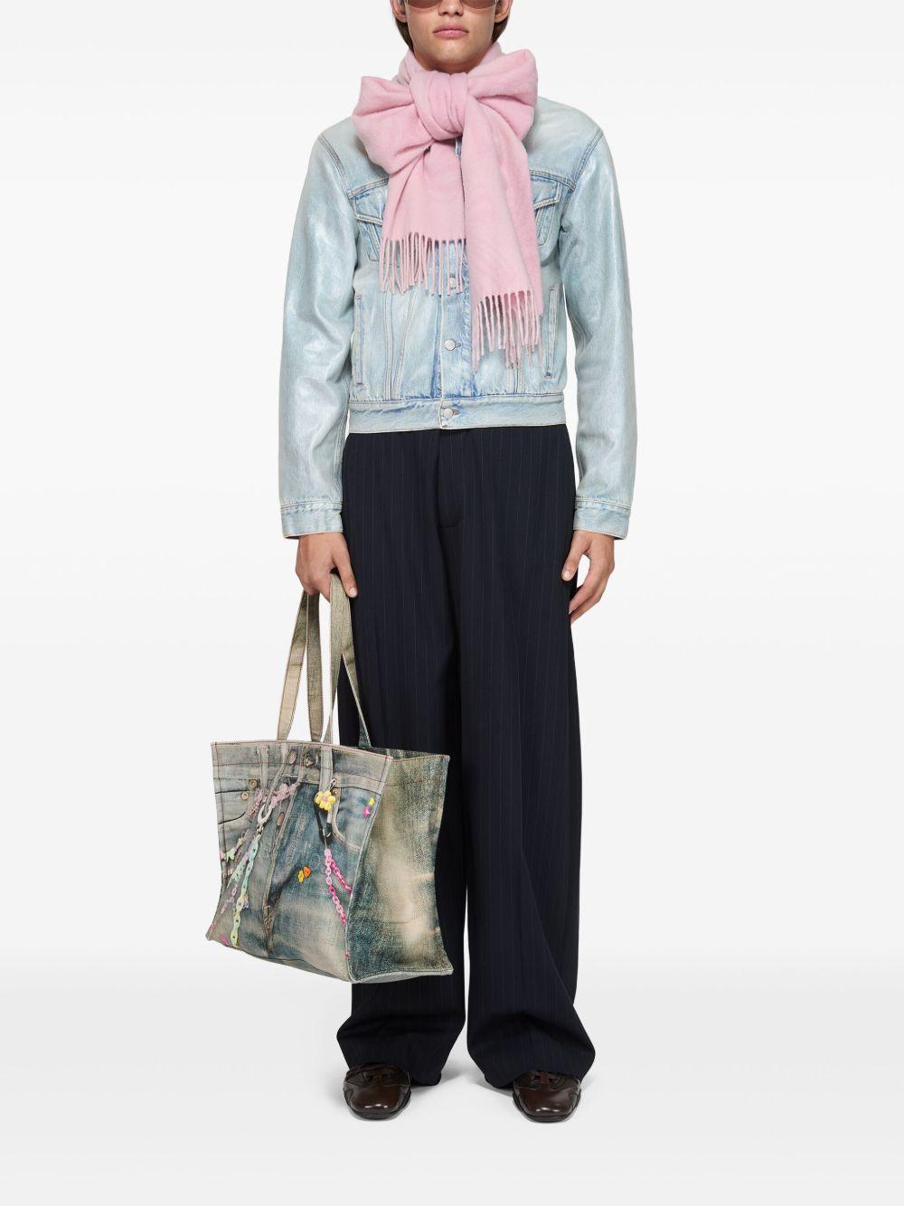 cashmere jacquard scarf Product Image