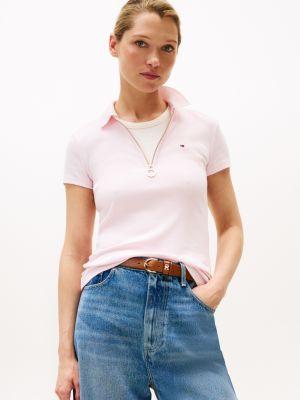 Slim Fit Zip Polo Product Image