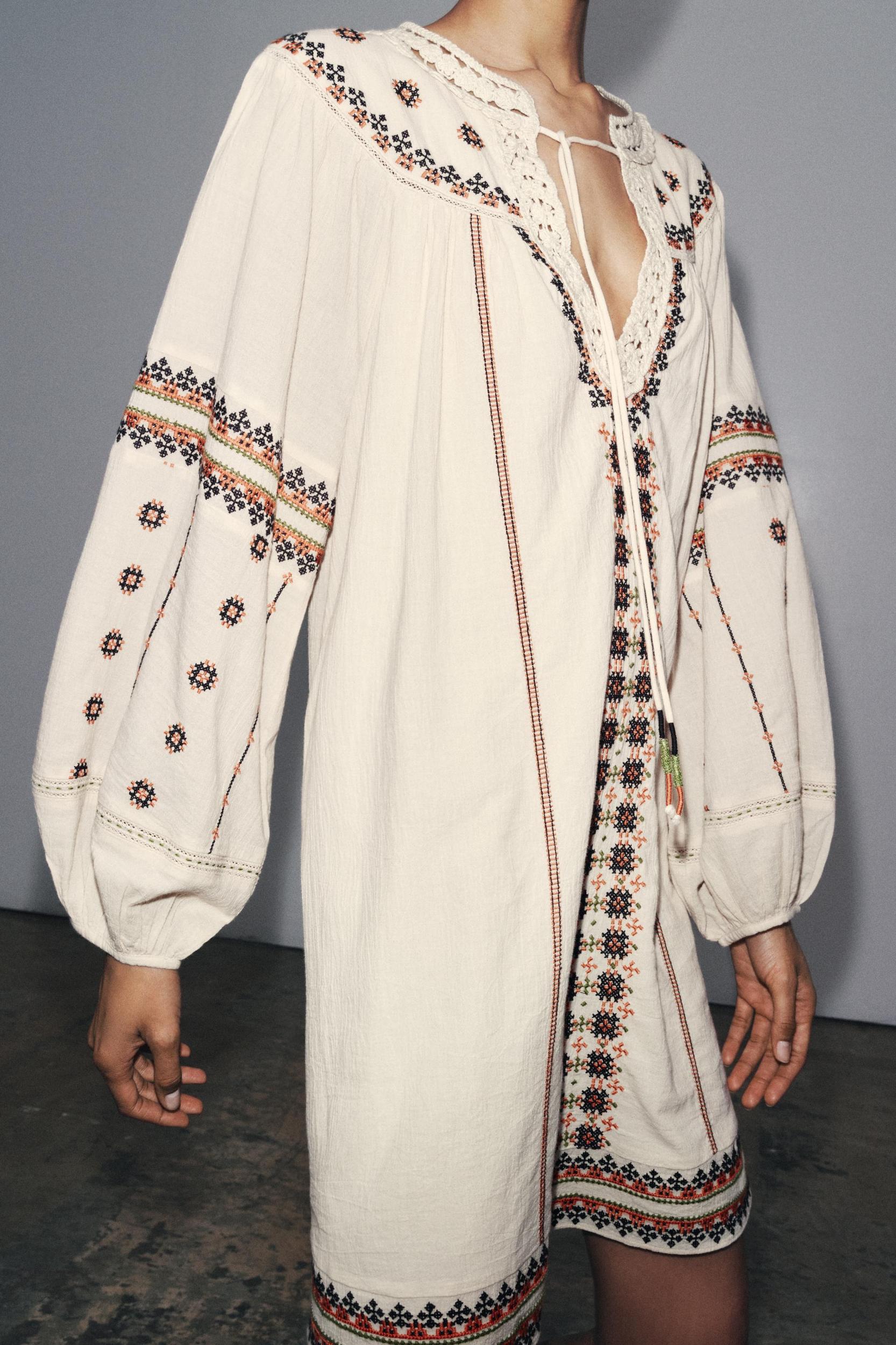 EMBROIDERED DRESS ZW COLLECTION Product Image