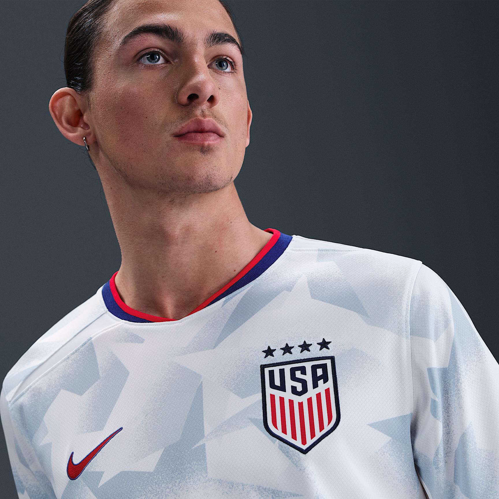 USWNT 2025 Stadium Home (Team) Nike Mens Dri-FIT Soccer Replica Jersey | FZ9017-101 Product Image