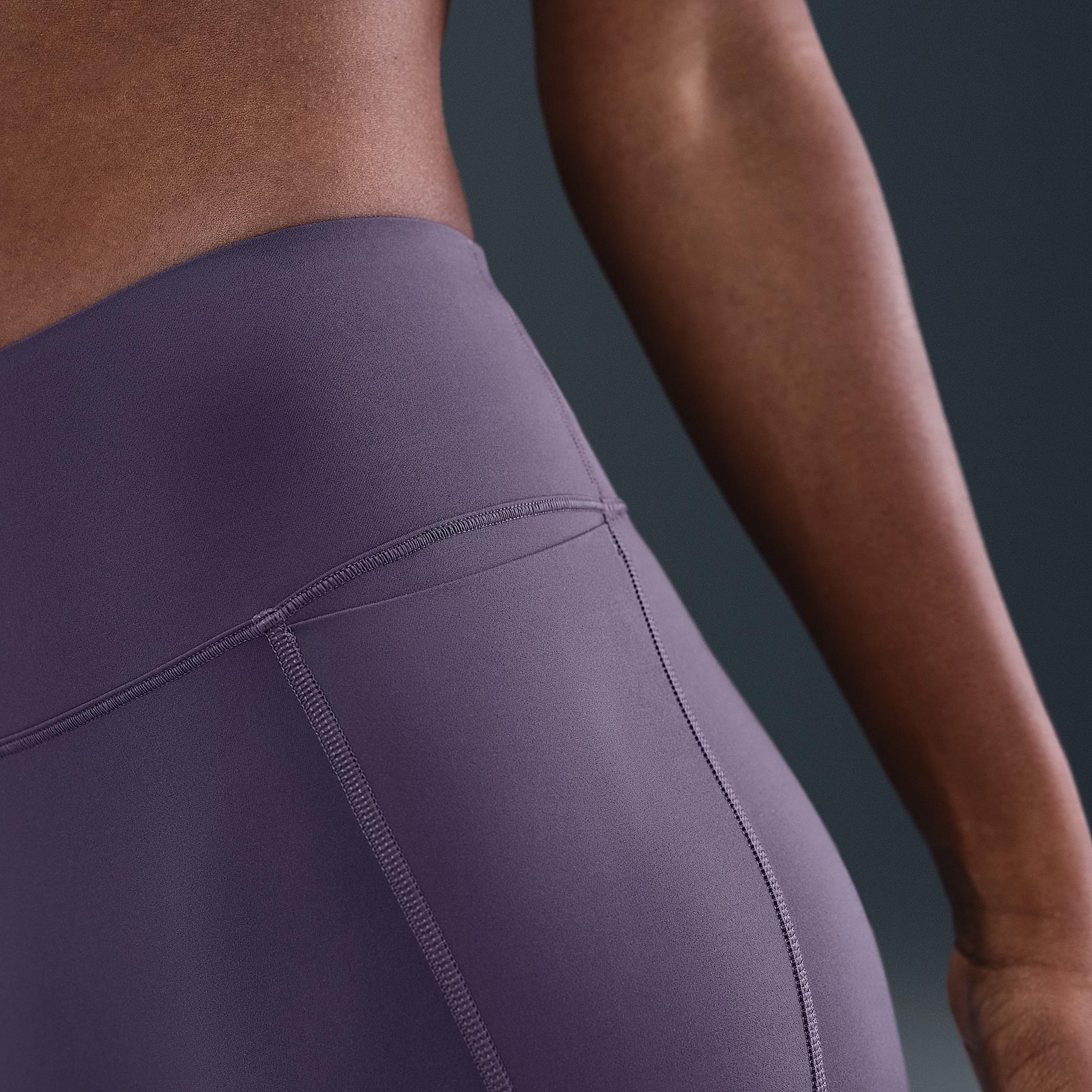 Nike Womens Universa High-Waisted 7/8 Leggings with No Front Seam | HQ6813-036 Product Image