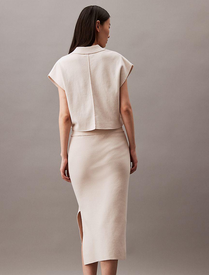 Split Hem Midi Skirt Product Image