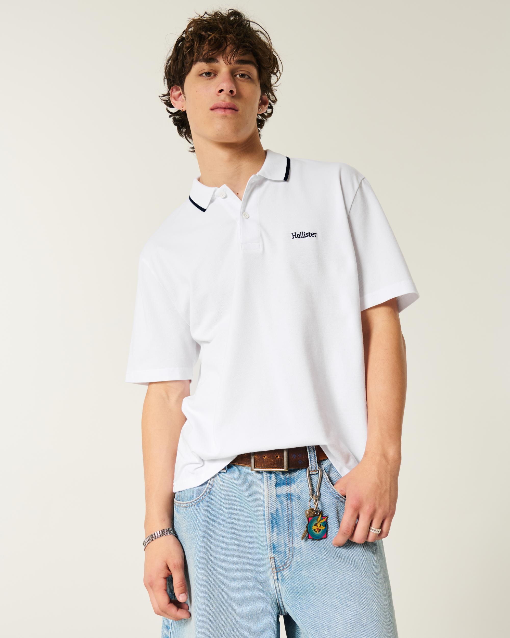Relaxed Logo Polo Product Image