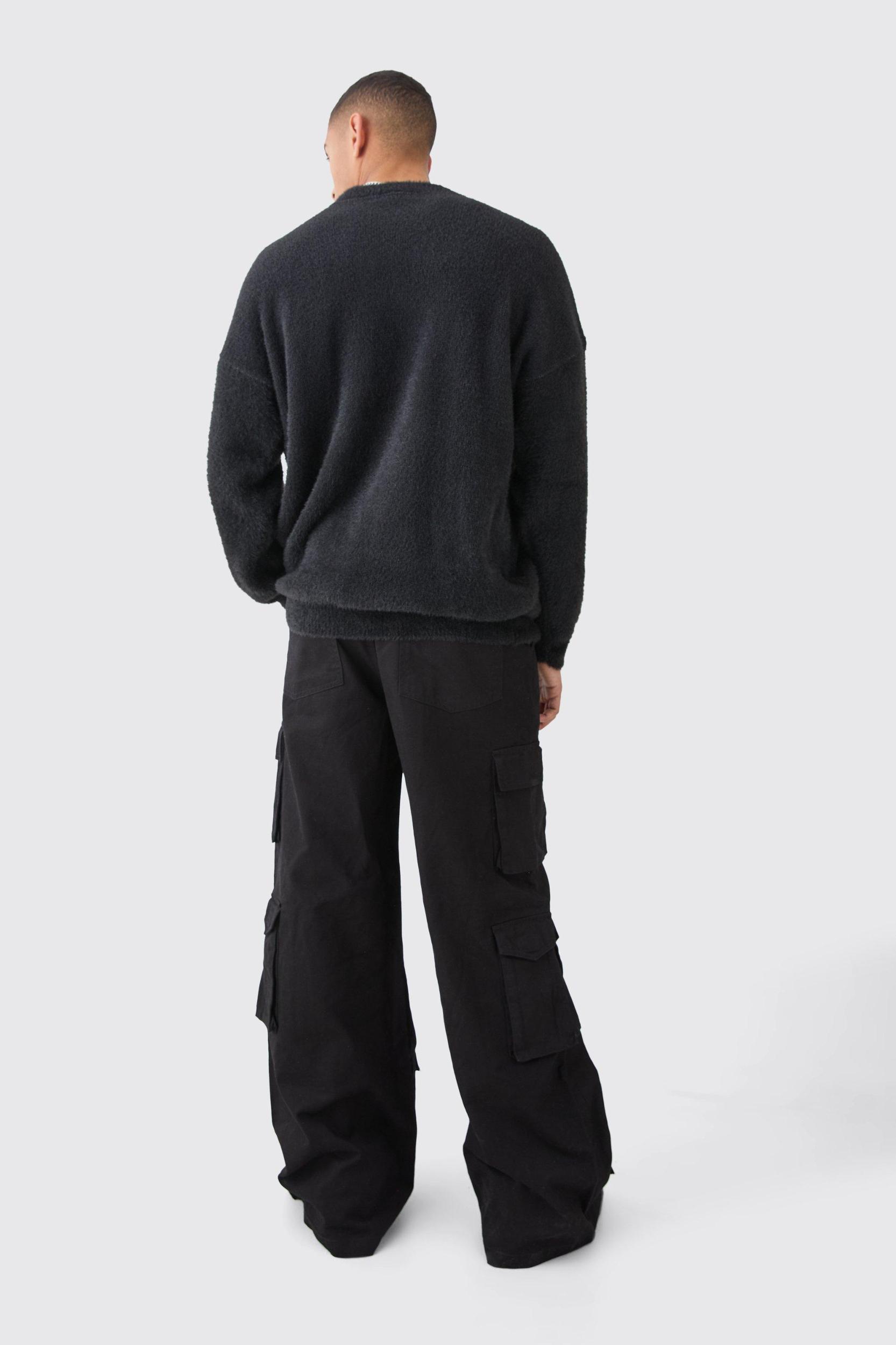 Extreme Baggy Rigid Multi Cargo Pocket Pants | boohooMAN USA Product Image
