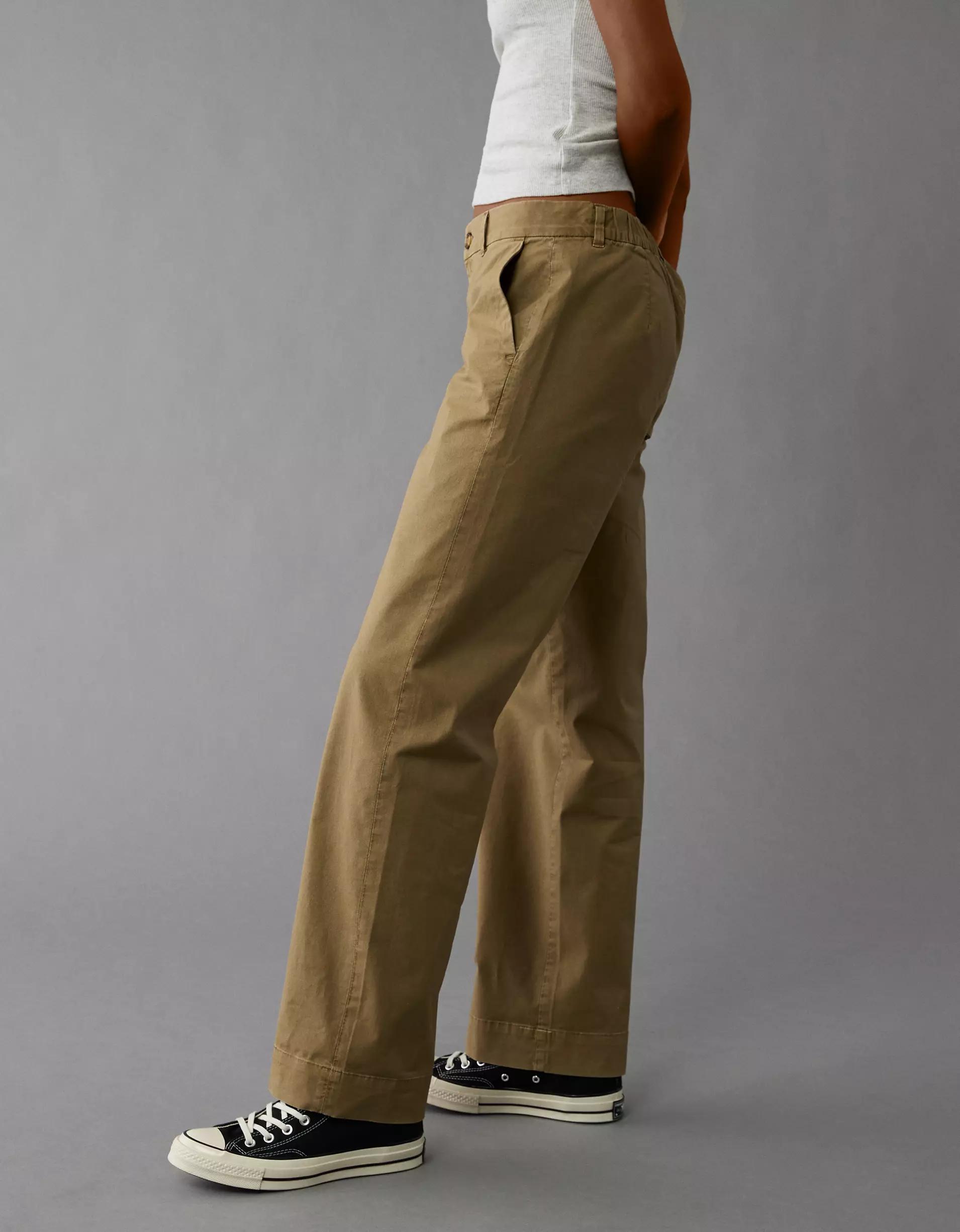 AE Stretch Stovepipe Khaki Pant Product Image