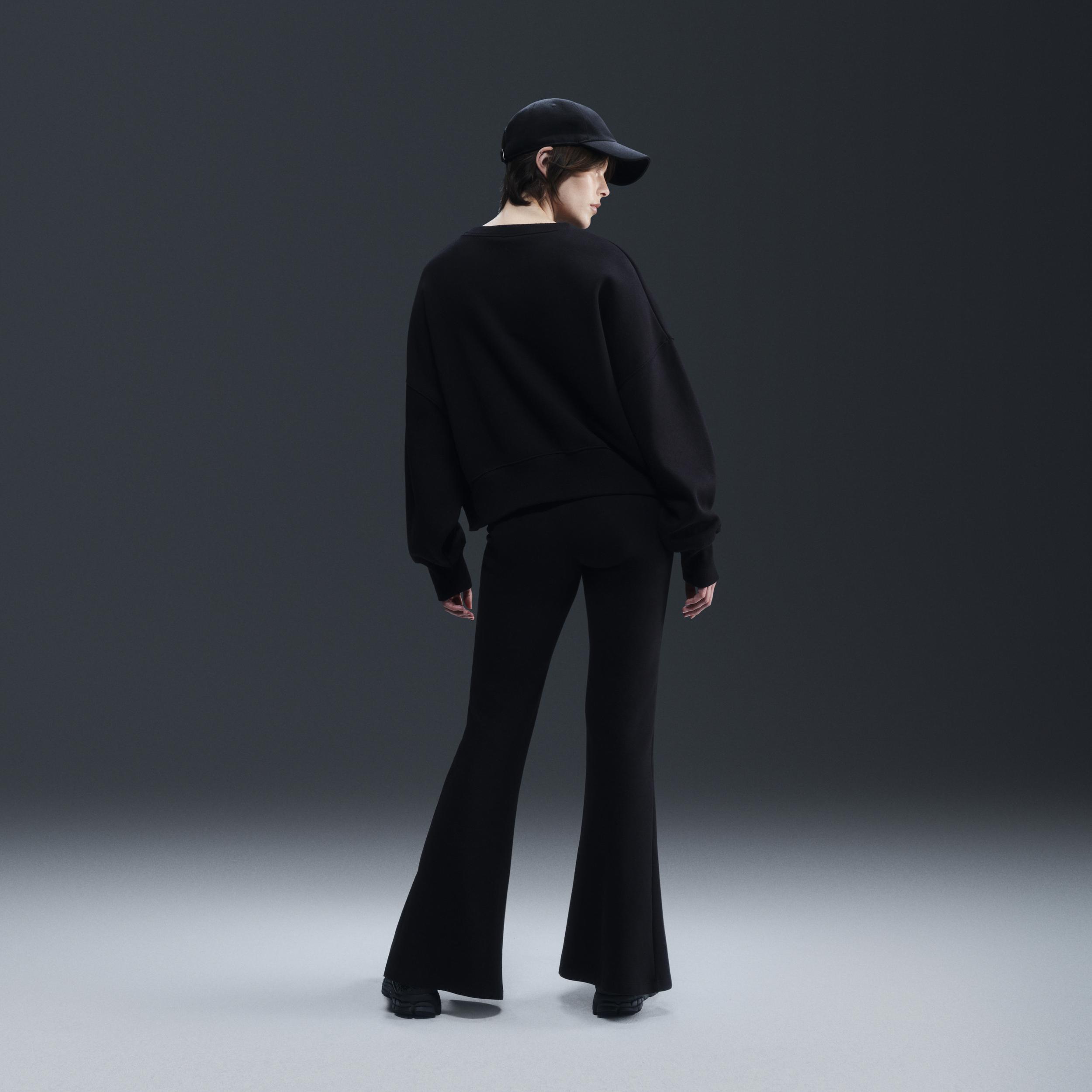 Womens Nike Sportswear Phoenix Fleece Over-Oversized Crew-Neck Sweatshirt | DQ5761-010 Product Image