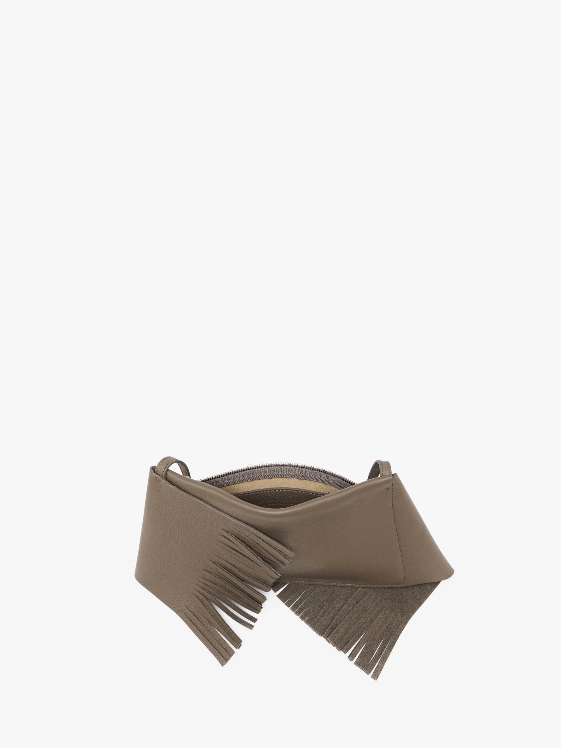 MINI SCARF BAG - SUEDE SHOULDER BAG Product Image
