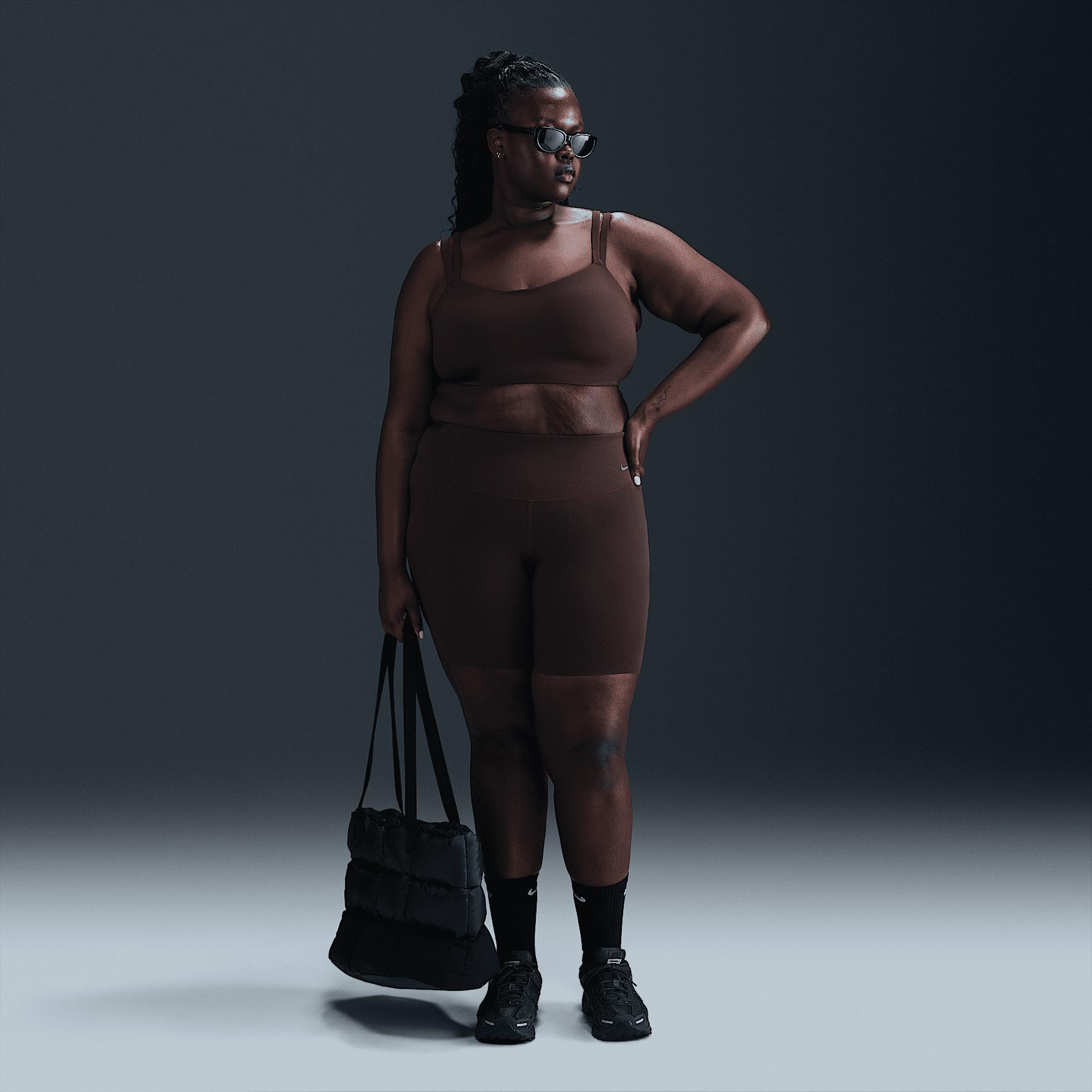 Nike Womens Zenvy Strappy Light-Support Padded Sports Bra (Plus Size) | DQ2810-237 Product Image