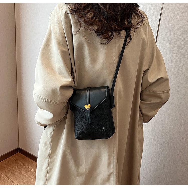 Vintage Fashion Heart Crossbody Shoulder Purse Product Image