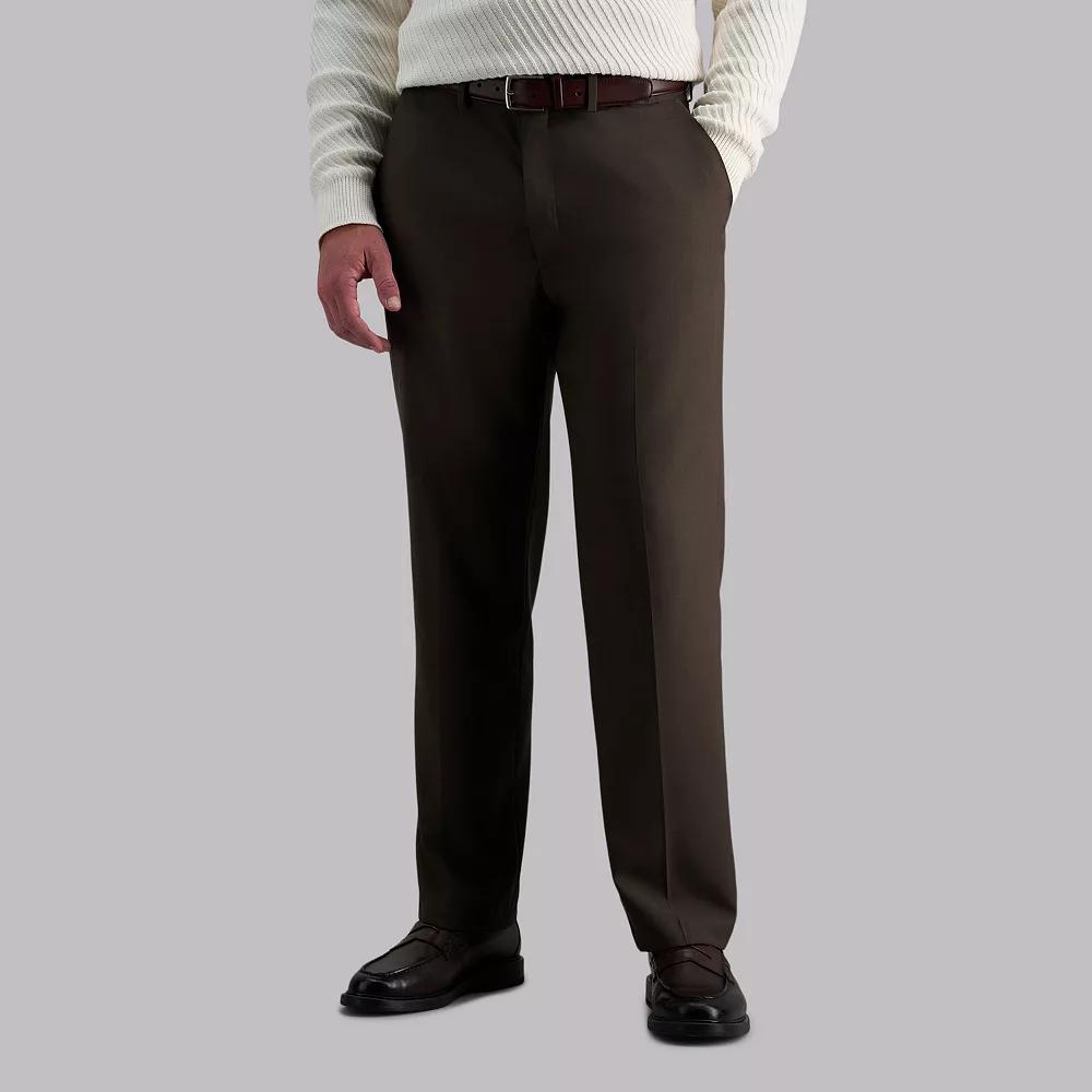 Men’s Haggar® Premium Comfort Expandable-Waist Classic-Fit Stretch Flat-Front Dress Pants, Men's,  Product Image