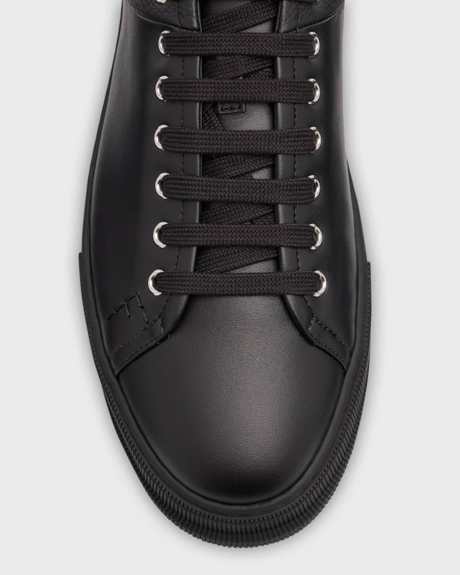 Men's Clayton Mixed Leather Low-Top Sneakers Product Image