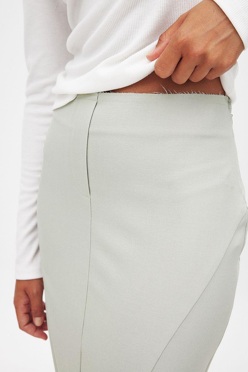 Raw Edge Maxi Skirt Product Image