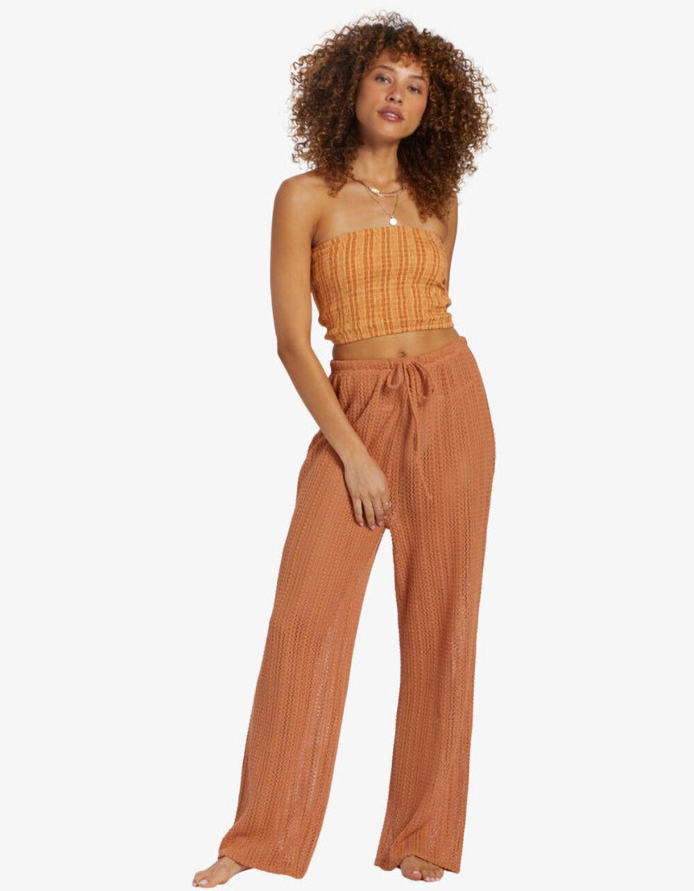 BILLABONG Keep It Simple Smocked Womens Tube Top - TOFFEE Product Image