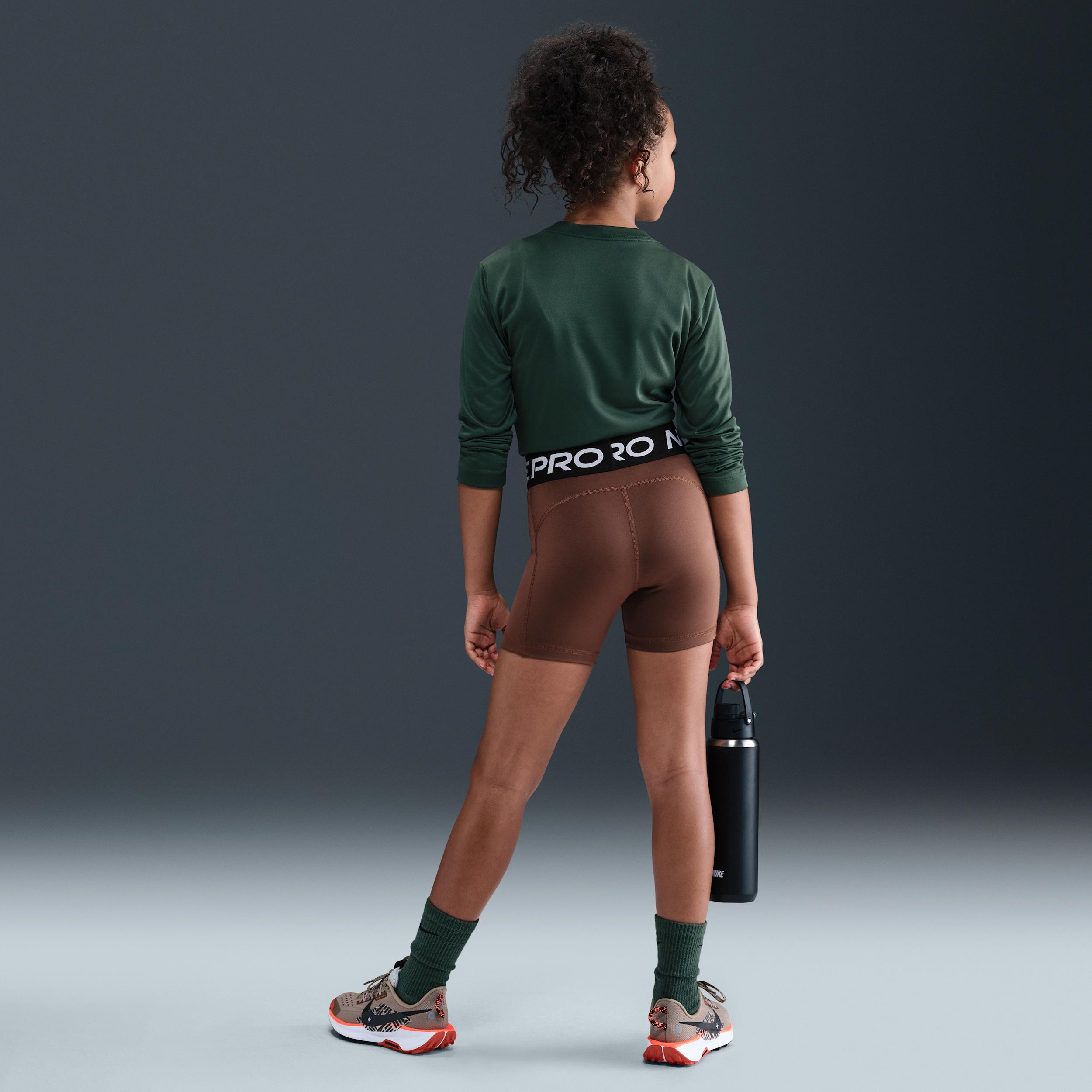 Womens Nike Pro Girls Shorts | DA1033-265 Product Image