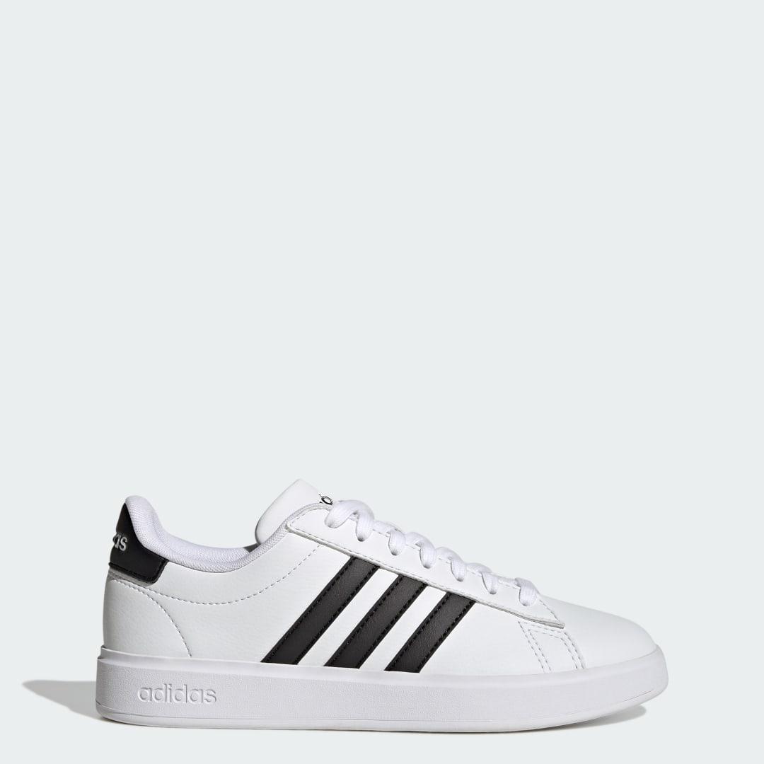 adidas Grand Court Shoes Cloud White 10 Womens Product Image