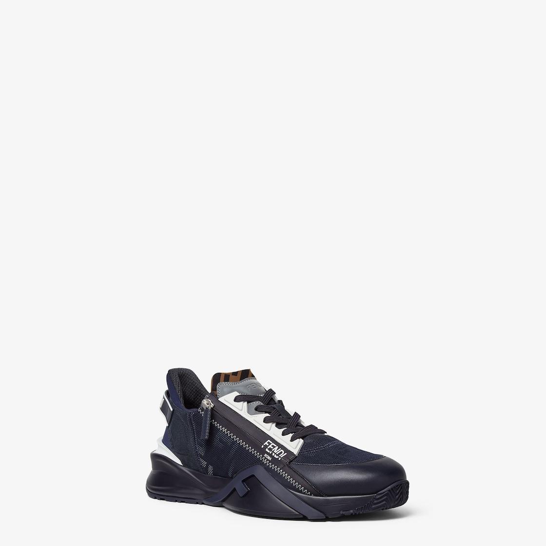 Fendi Flow SneakersBlue fabric low-tops Product Image
