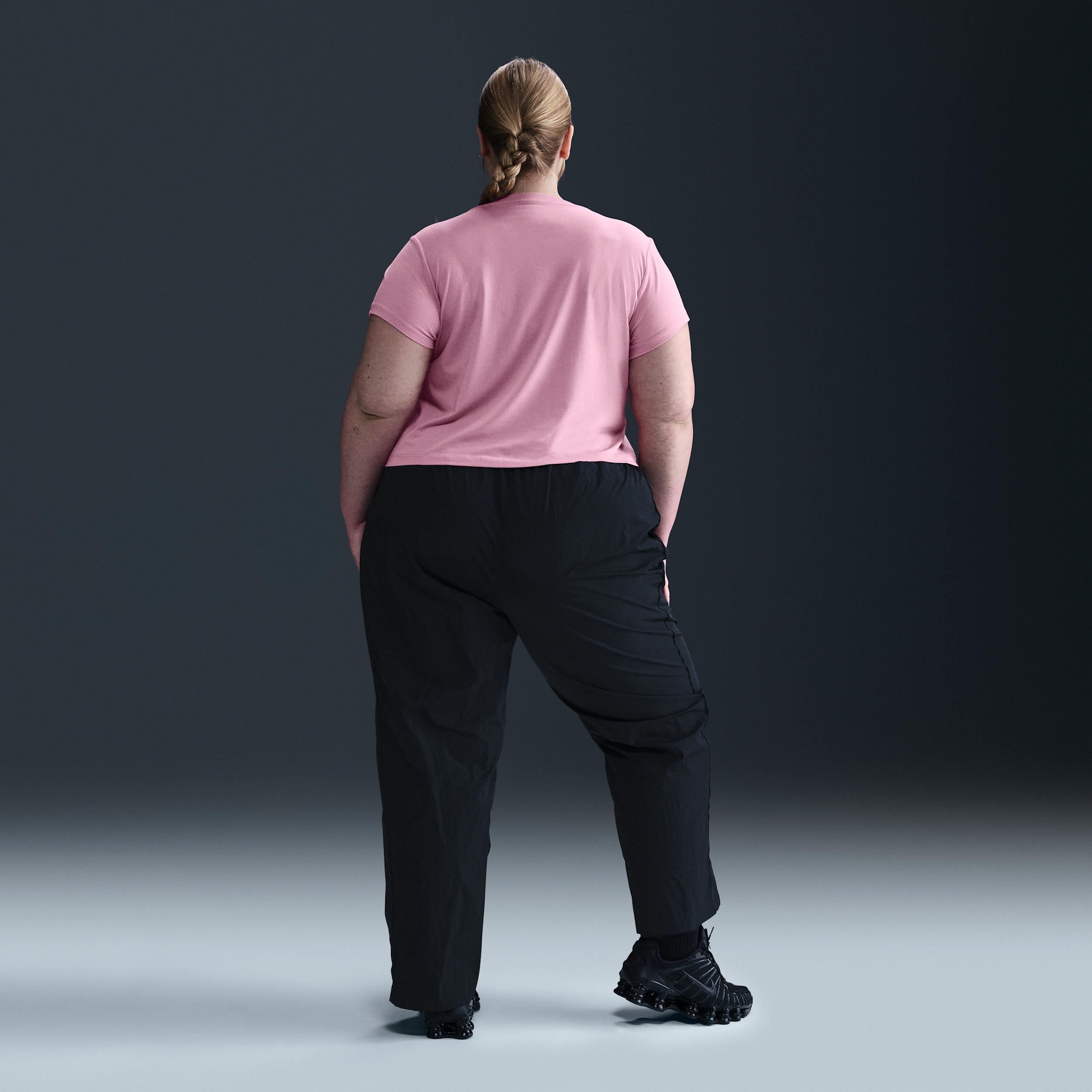 Women's Nike Sportswear Chill Knit Cropped T-Shirt (Plus Size) Product Image