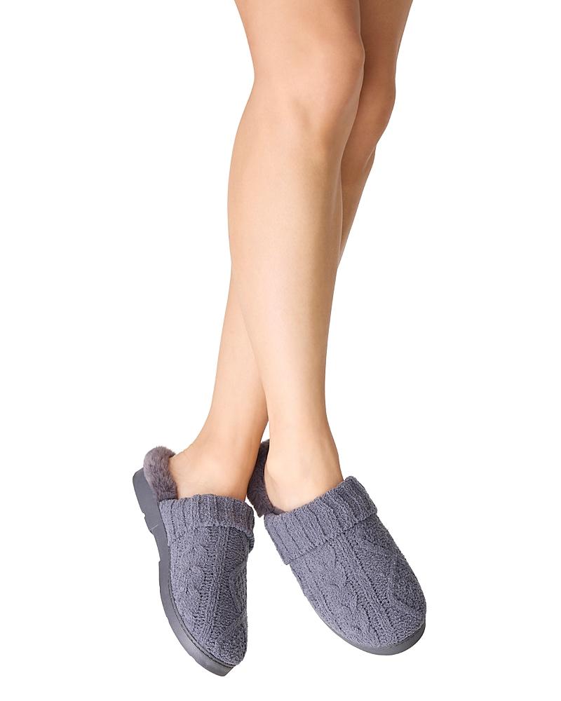 Pj Salvage Womens Chenille Cable Knit Slippers Product Image