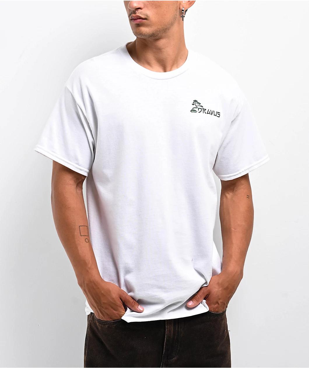 Dravus Bonsais White T-Shirt Product Image