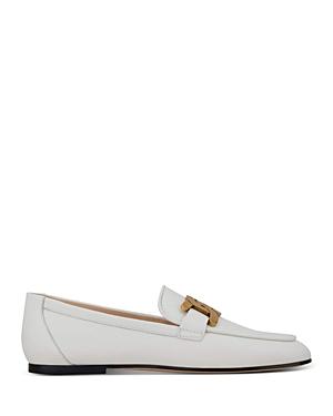 Tods Womens Kate Almond Toe Loafers Product Image
