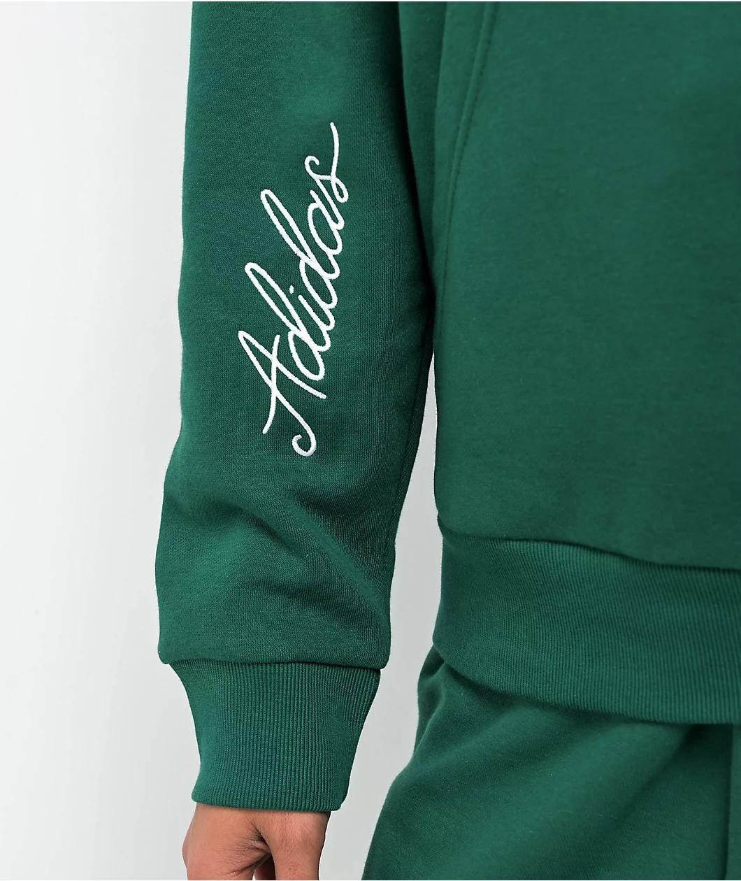 adidas Bluv Q3 Green Hoodie Product Image