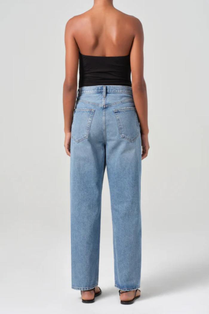 V-Waist Baggy Jean in Fairway Product Image