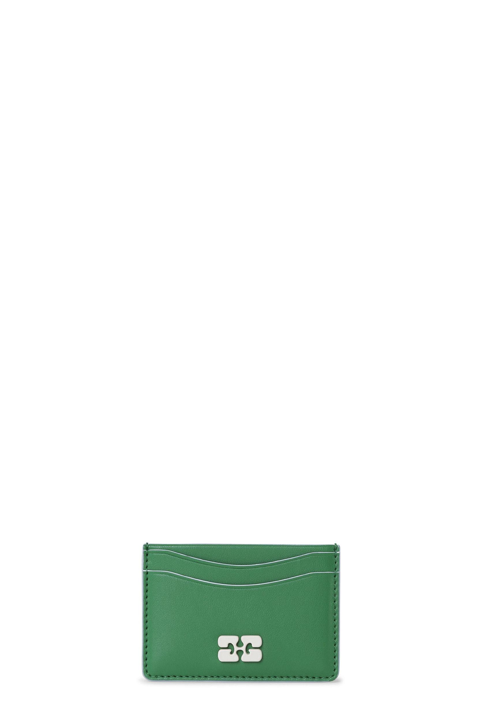 Green GANNI Bou Card Holder Product Image