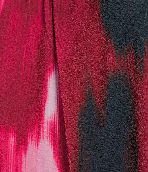 Investments Platinum Suiting Printed Knit Sleeveless Crew Neck Top Product Image