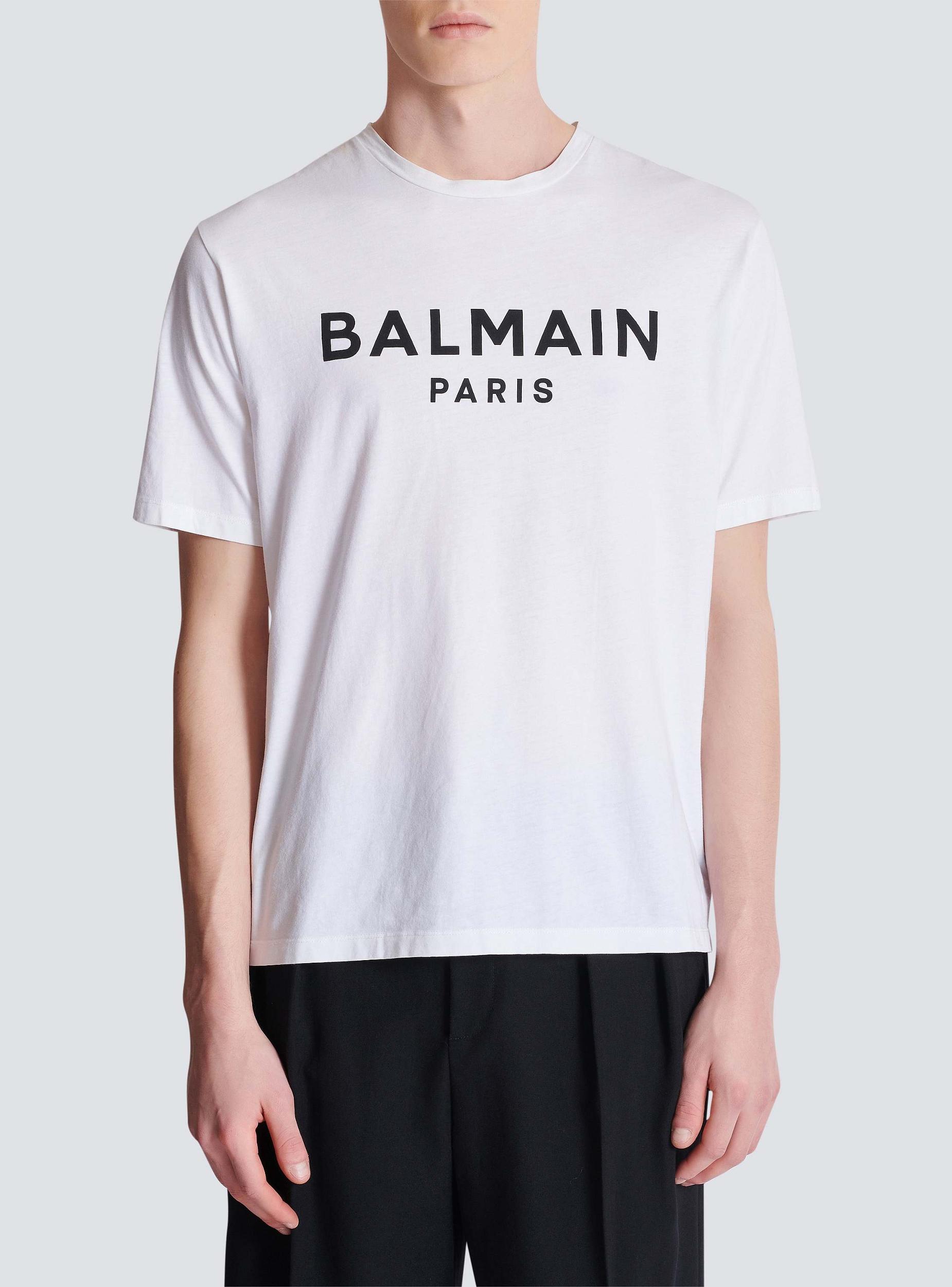 T-shirt with Balmain Paris print Product Image