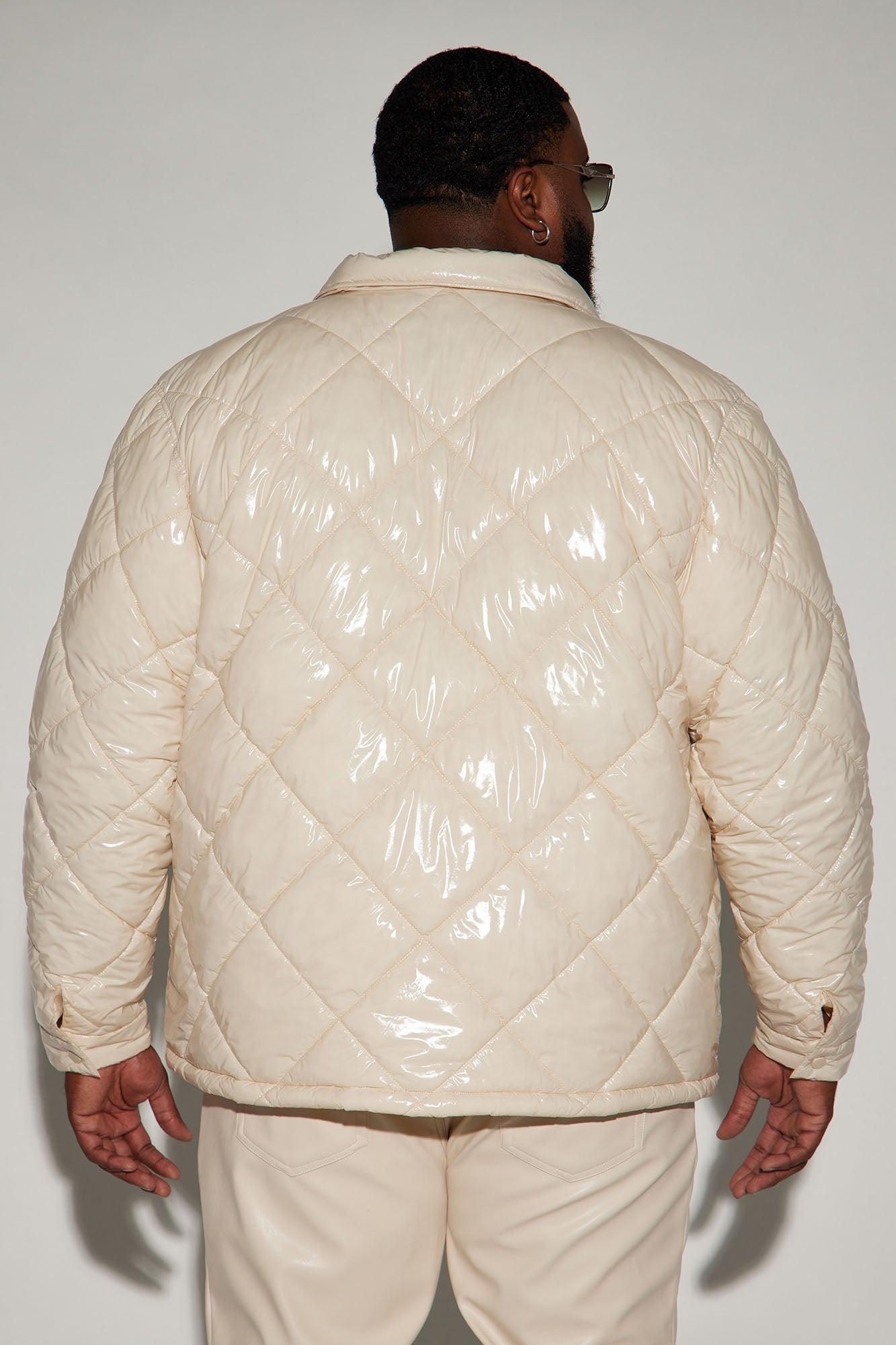 Your Diamond Quilted Puffer Jacket - Cream Product Image