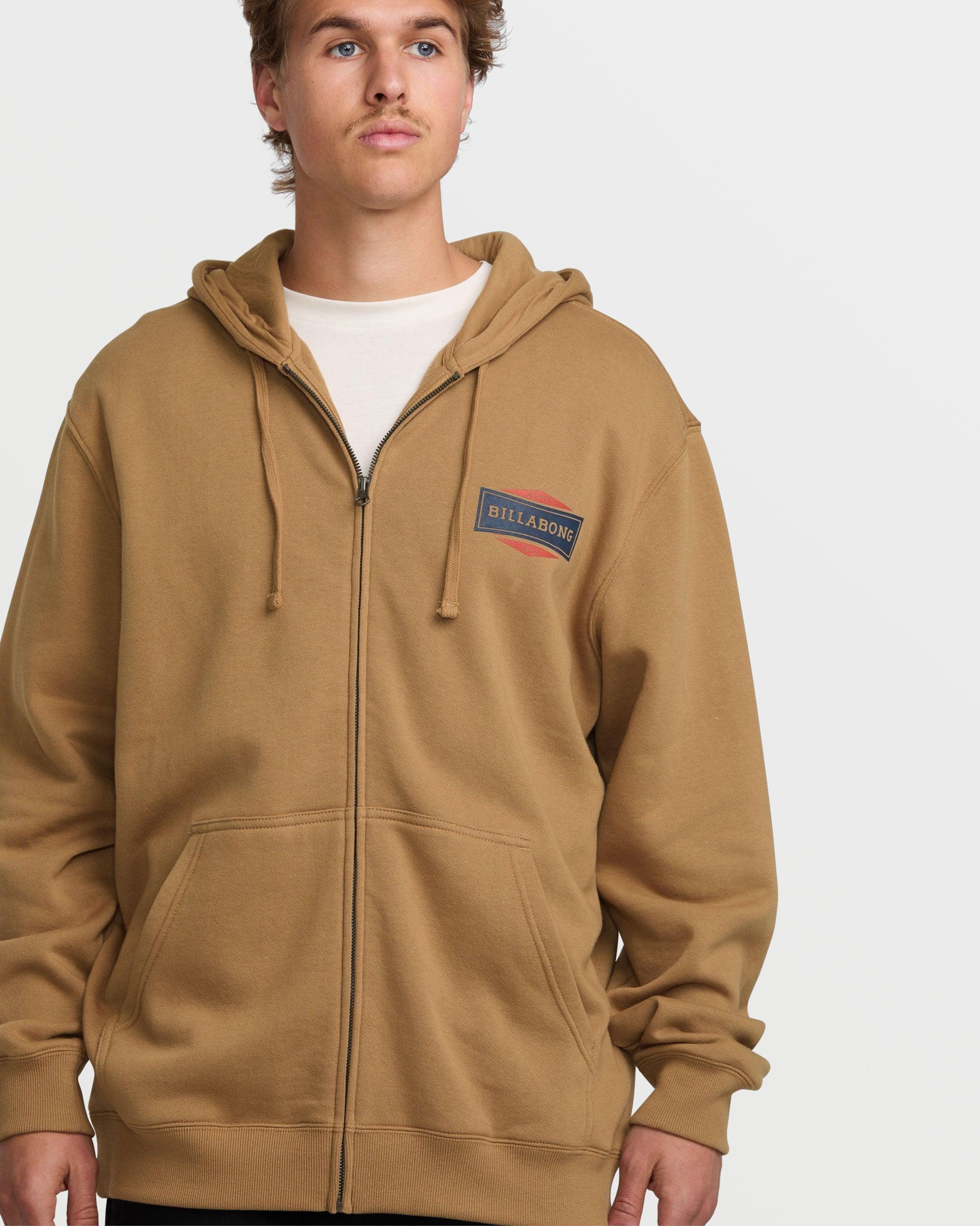 Short Sands Zip Sweatshirt - Vintage Brown Male Product Image