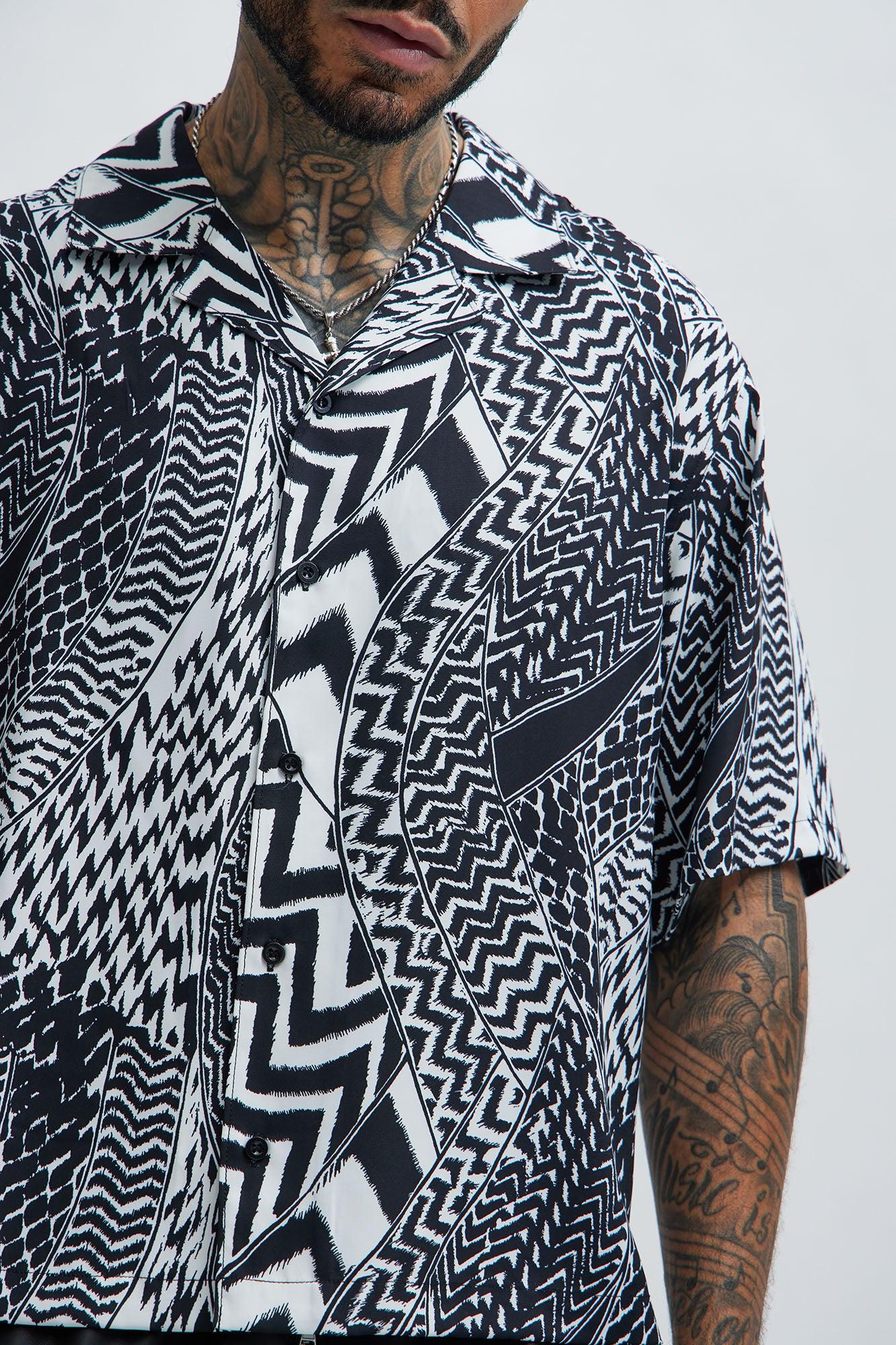 Dovercreek Tribal Shirt - Black/White Product Image