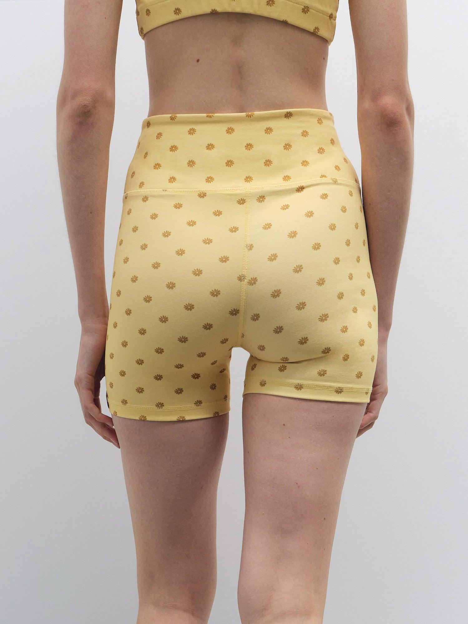 Organic Stretch Printed Biker Short 4" Female Product Image