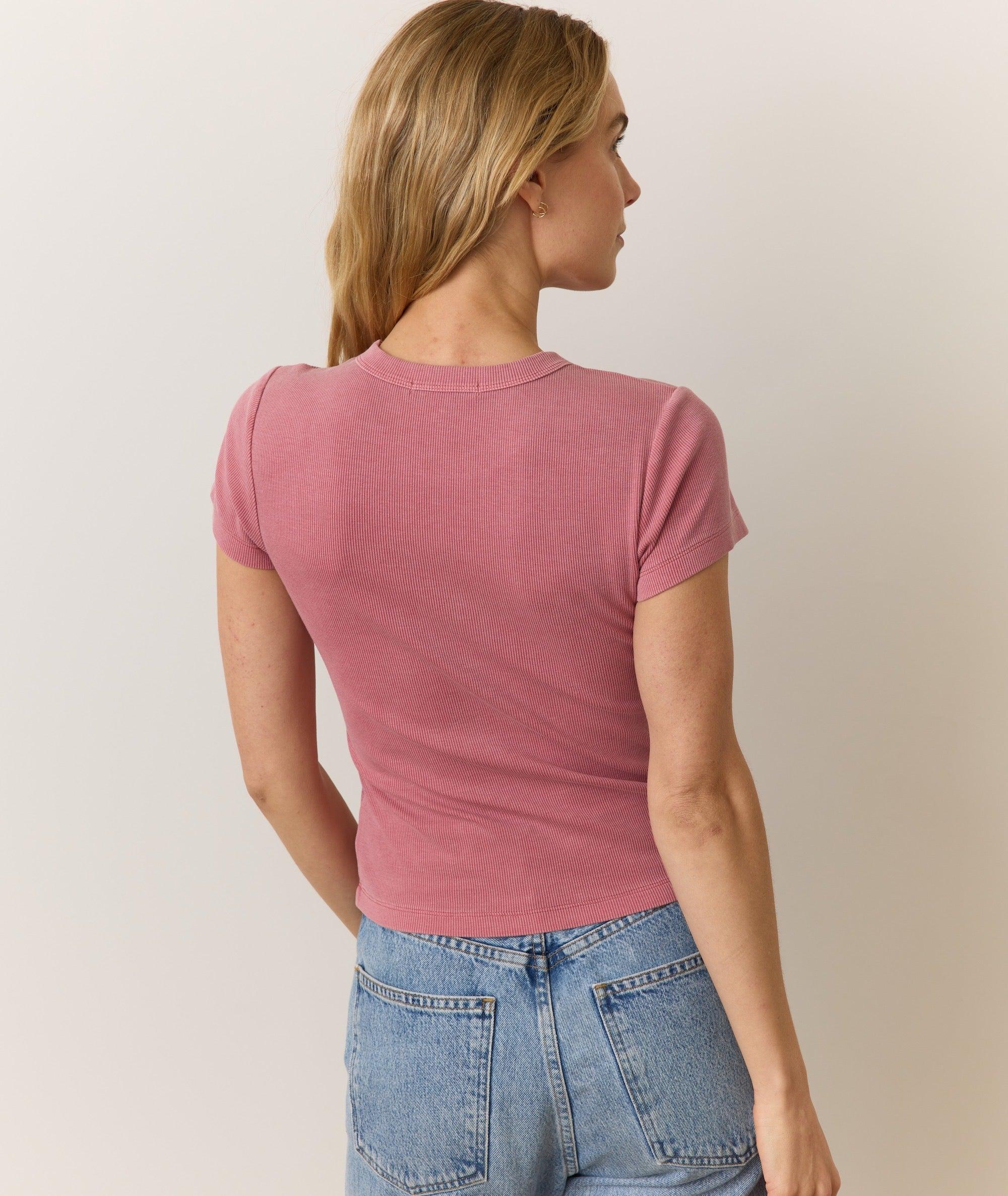 Lexi Rib Sun-In Crew Tee Product Image