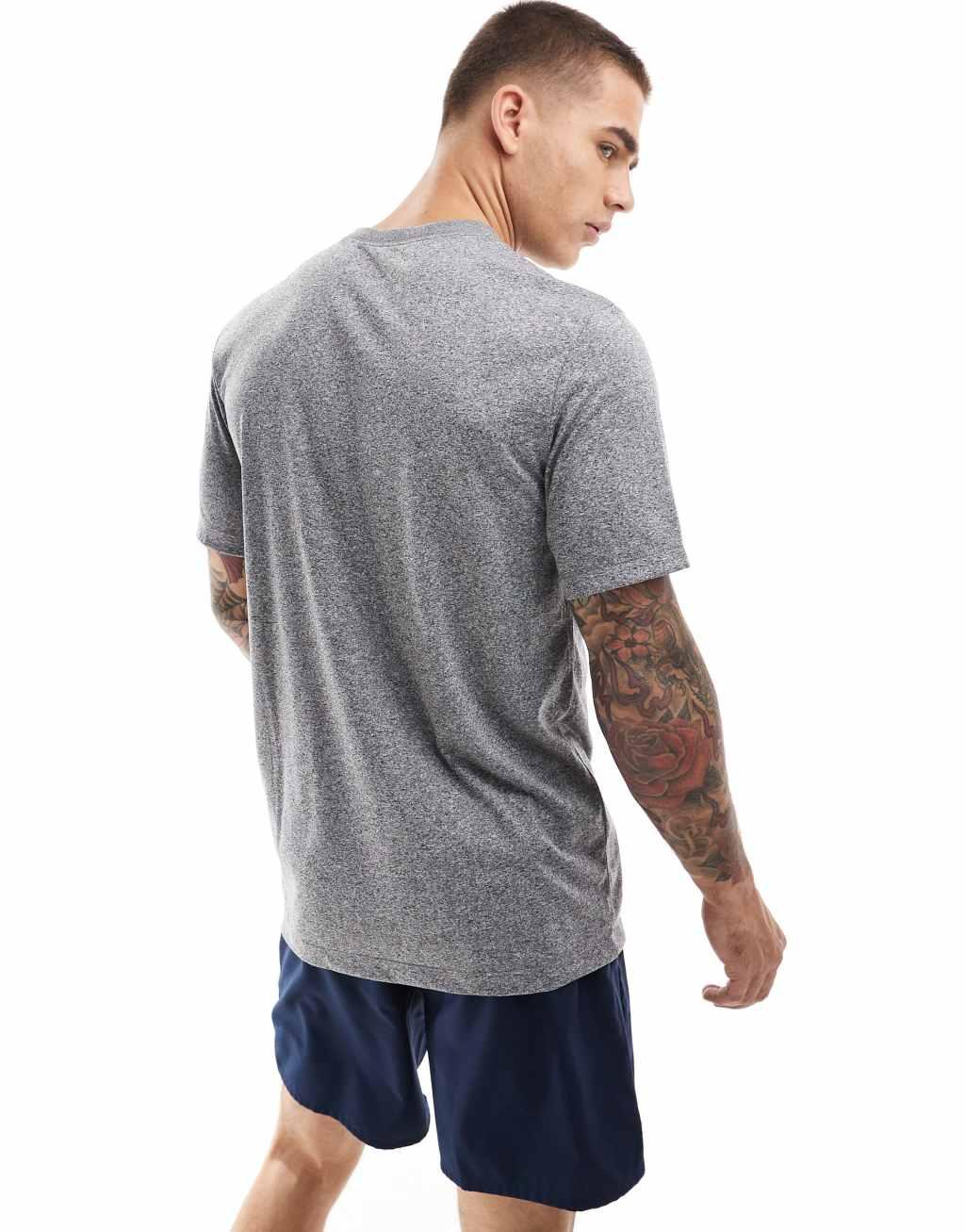 Nike Training Dri-Fit Reset t-shirt in gray Product Image