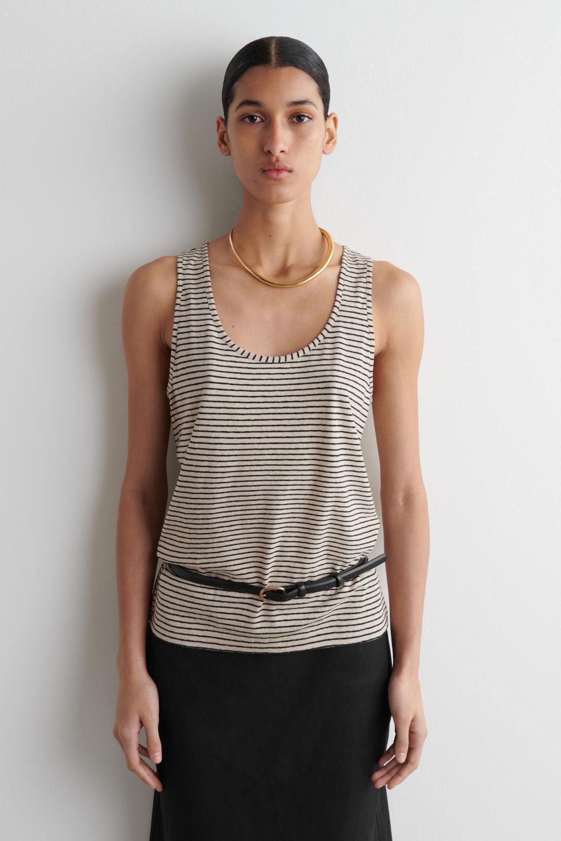 COTTON-LINEN TANK TOP Product Image