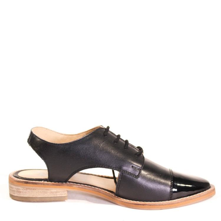 Shay Leather Slingback Loafers Product Image