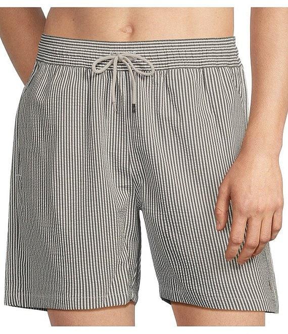 Polo Ralph Lauren Traveler Classic Bengal-Stripe 5.75 Inseam Swim Trunks Product Image