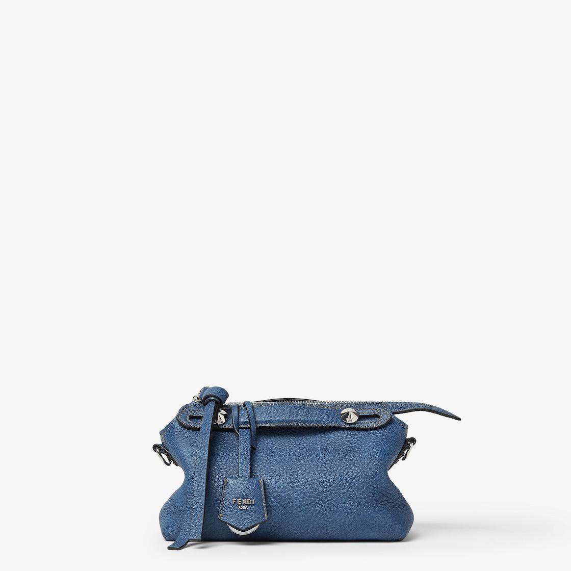 By The Way Soft MiniBlue leather denim-effect mini-bag Product Image