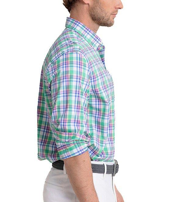 Southern Tide Performance Stretch Intercoastal Gaspee Plaid Long Sleeve Woven Shirt Product Image