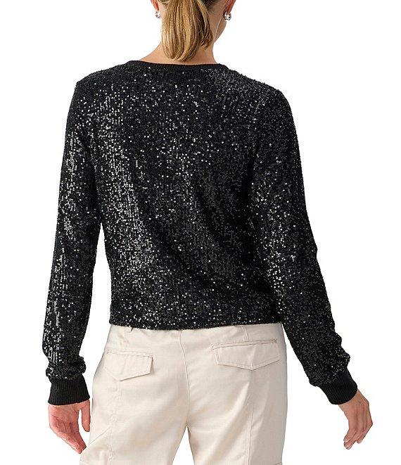 Sanctuary Sparkle Together Crew Neck Long Sleeve Top Product Image