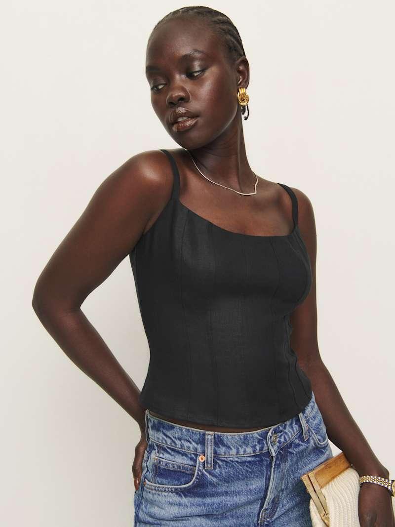 Hattie Linen Top Product Image