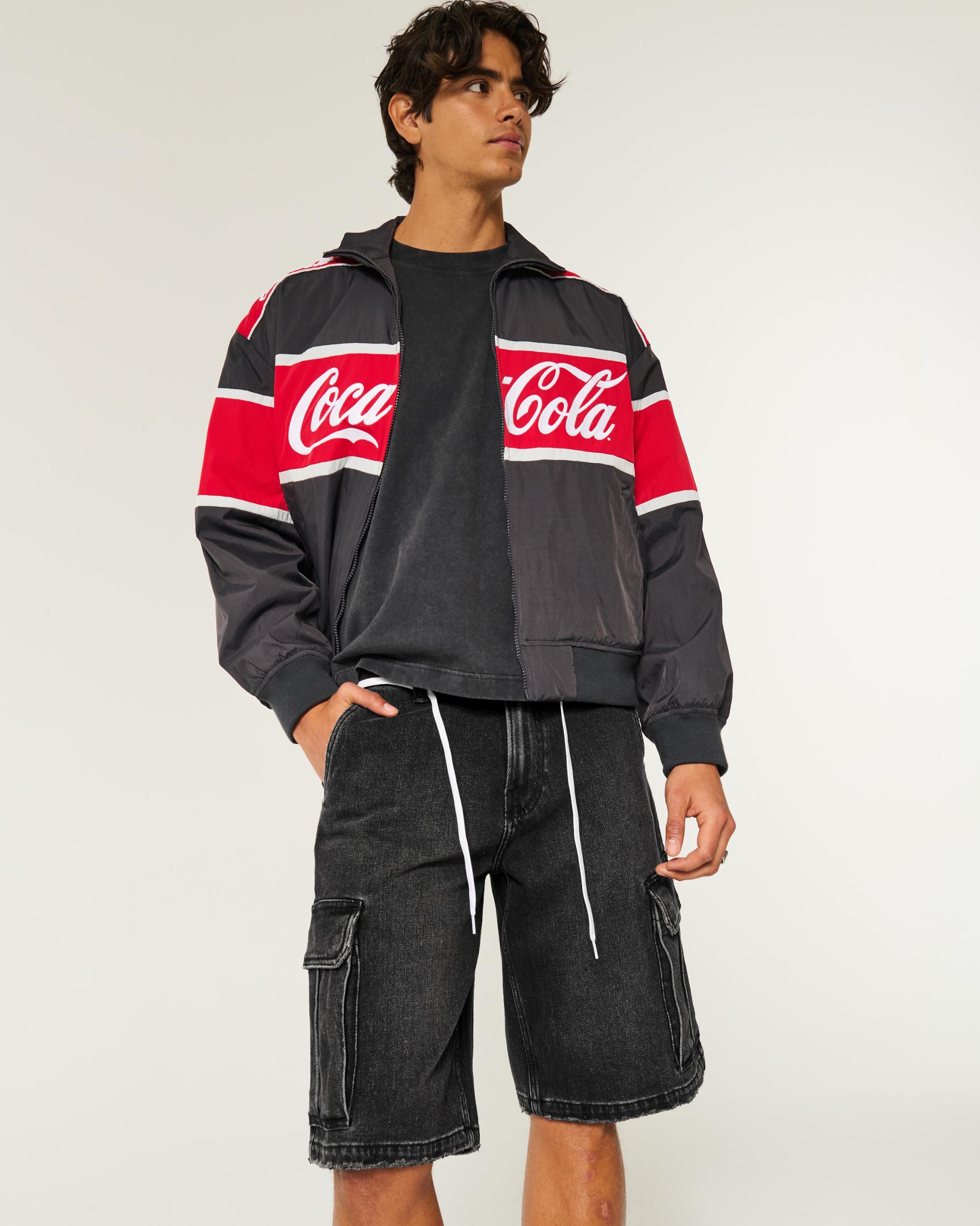 Baggy Denim Cargo Shorts Product Image