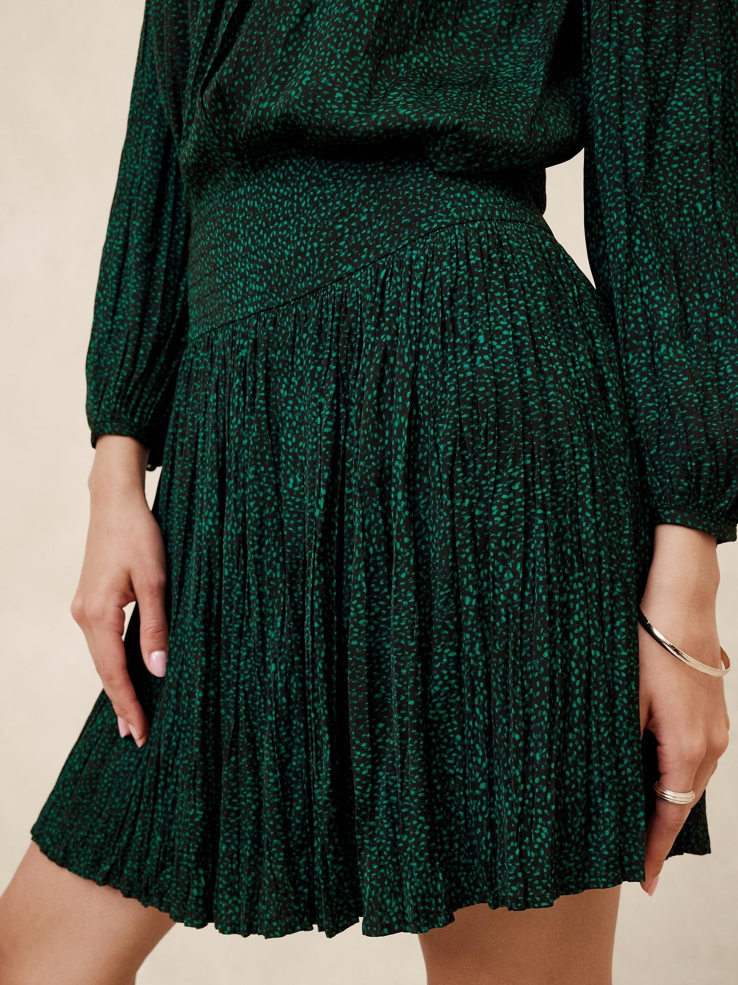 Pleated Mini Skirt Product Image