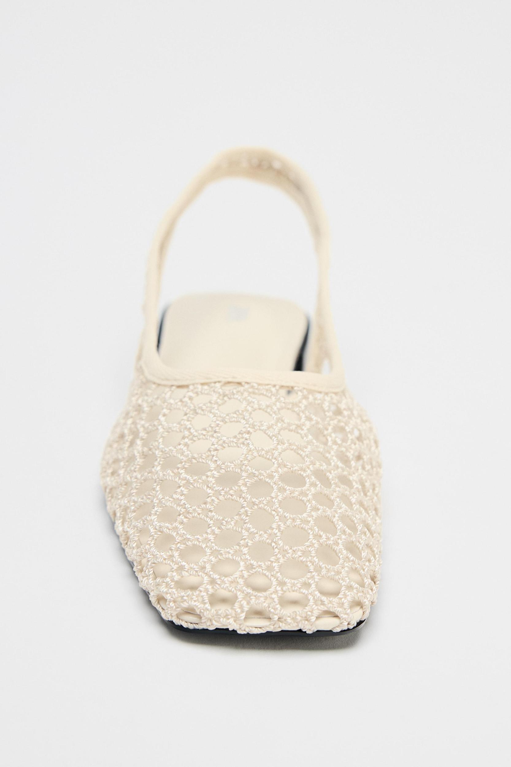 MESH SLINGBACK BALLET FLATS Product Image