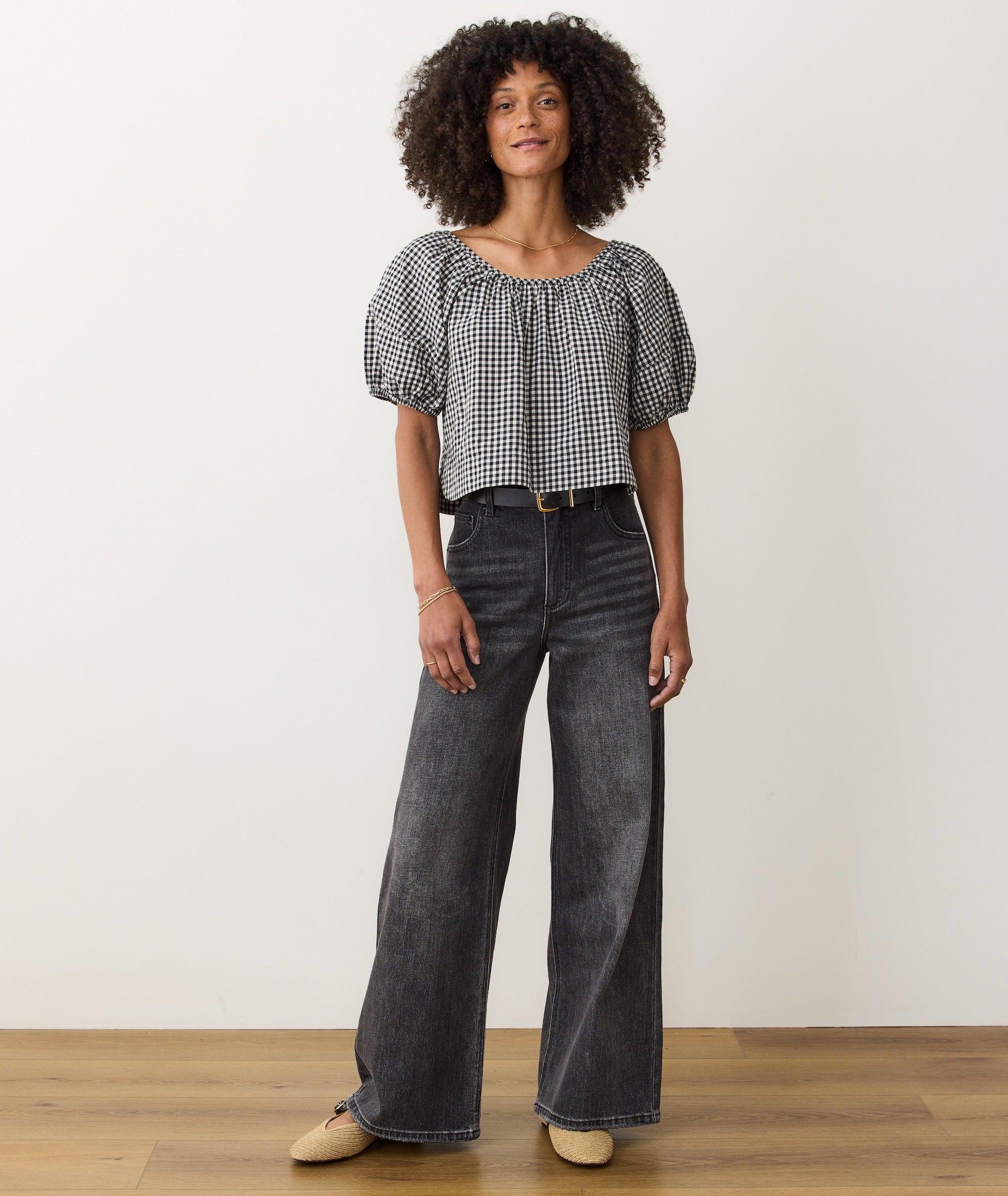Charlie Denim Wide Leg Pant Product Image
