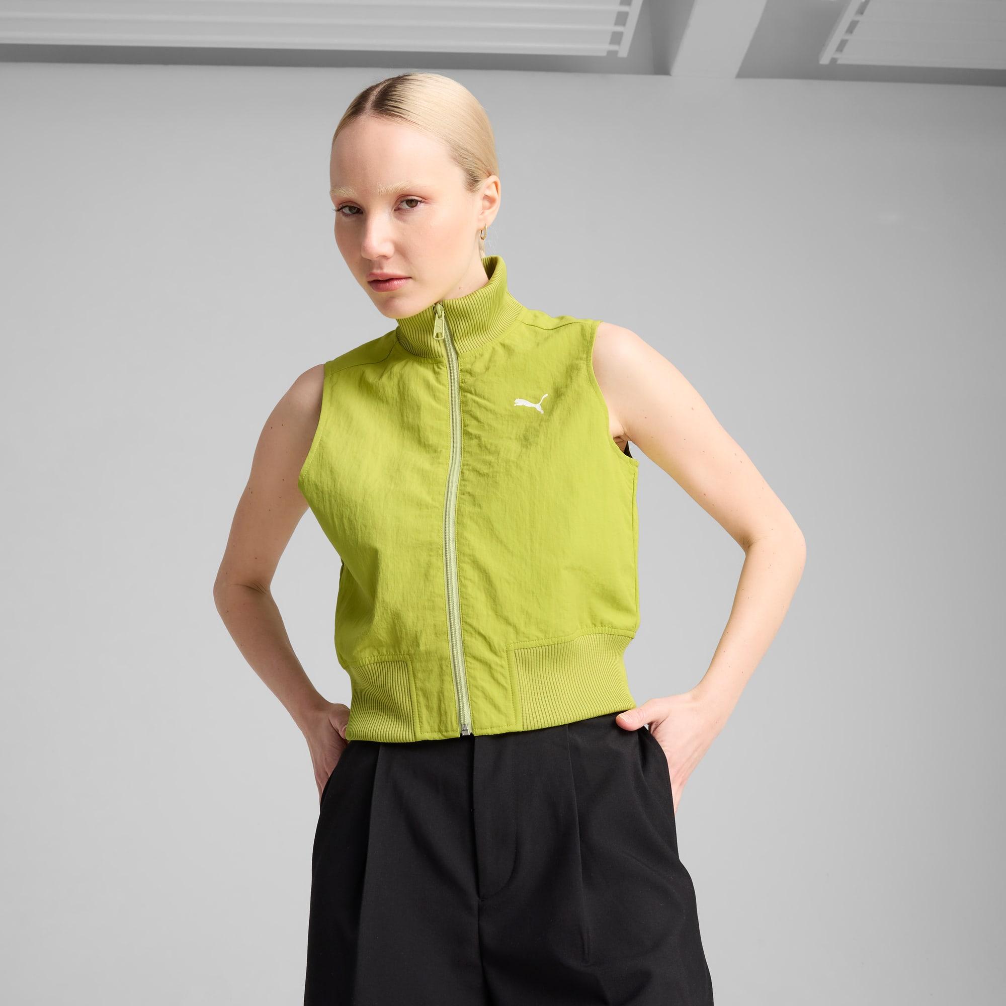 DARE TO Women's Full-Zip Woven Vest Product Image