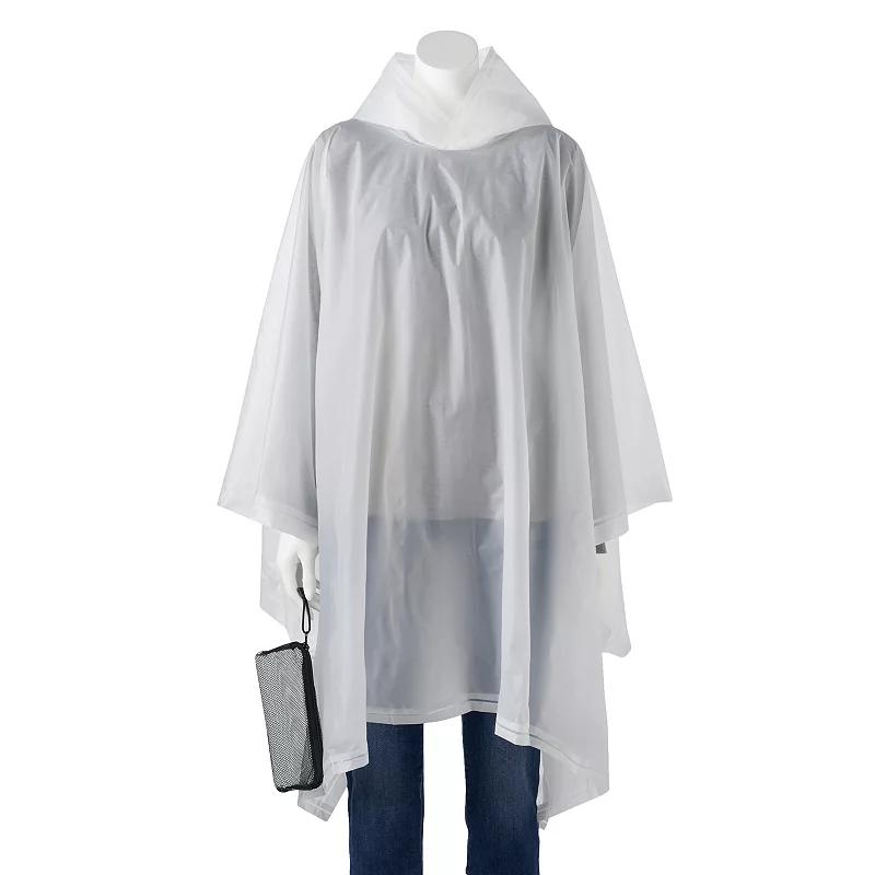 Adult totes Rain Poncho, Clear Product Image